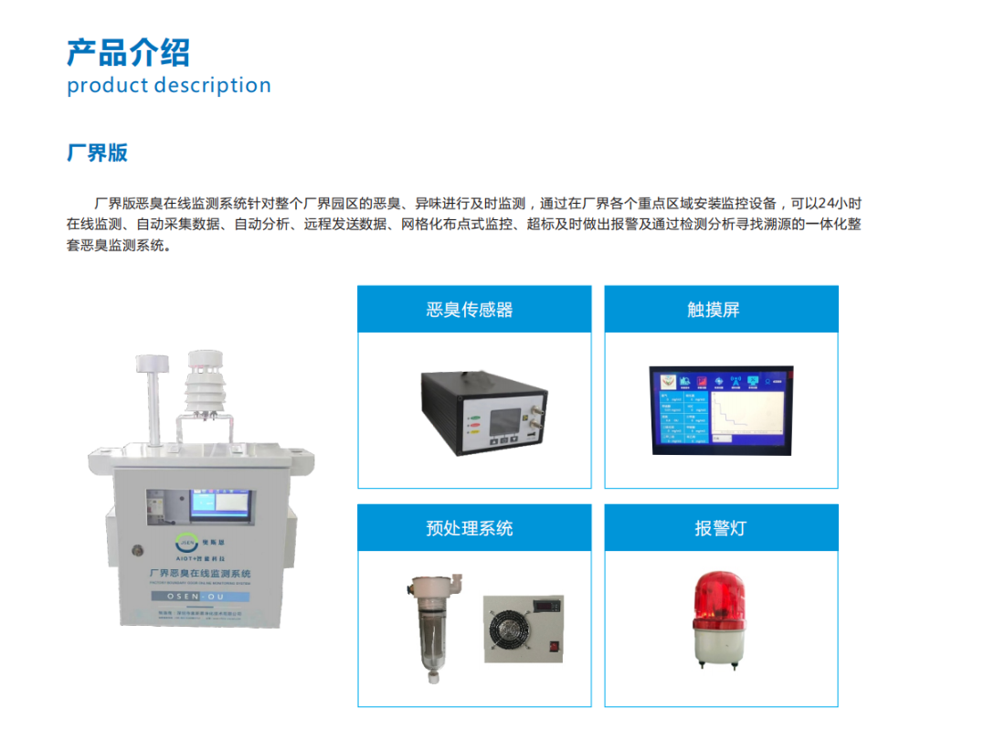 惡臭在線監測系統綜合解決方案