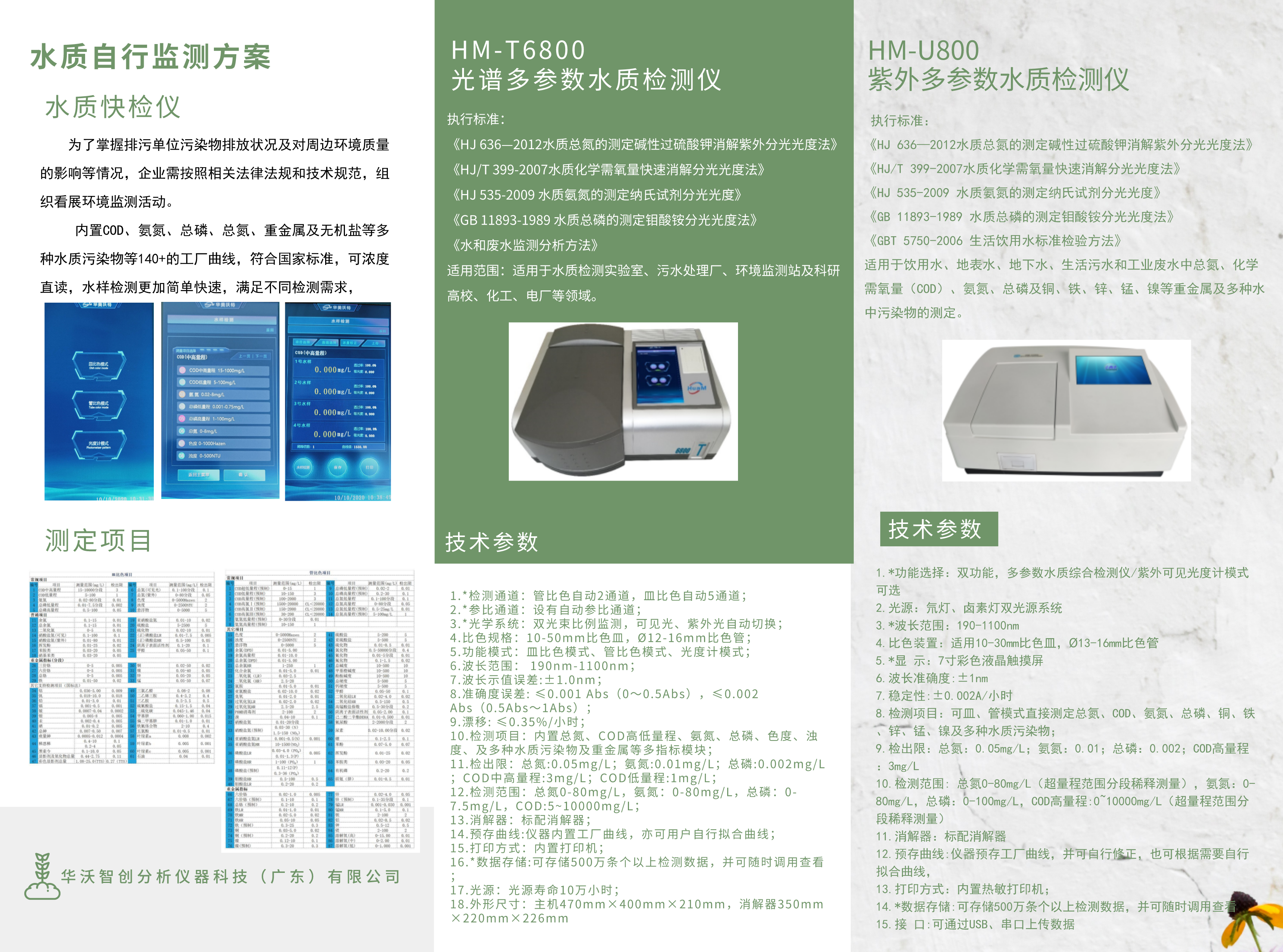 水質快速檢測綜合解決方案